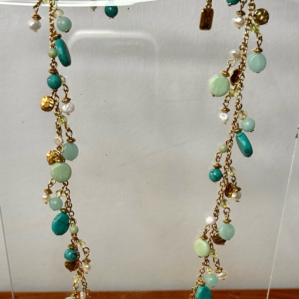 Ralph Lauren Turquoise beaded necklace, gorgeous